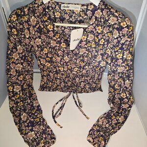 Anthropology Elodie Crop Top